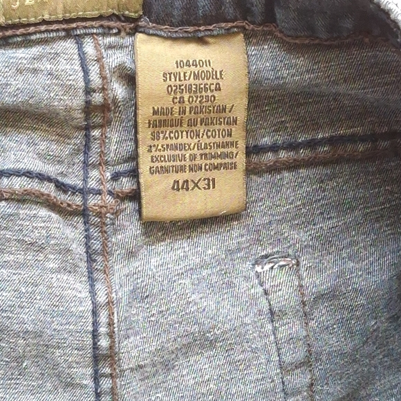 URBAN Star Men's Straight Dark Wash Blue Jeans, 44 x 31 - Picture 5 of 12